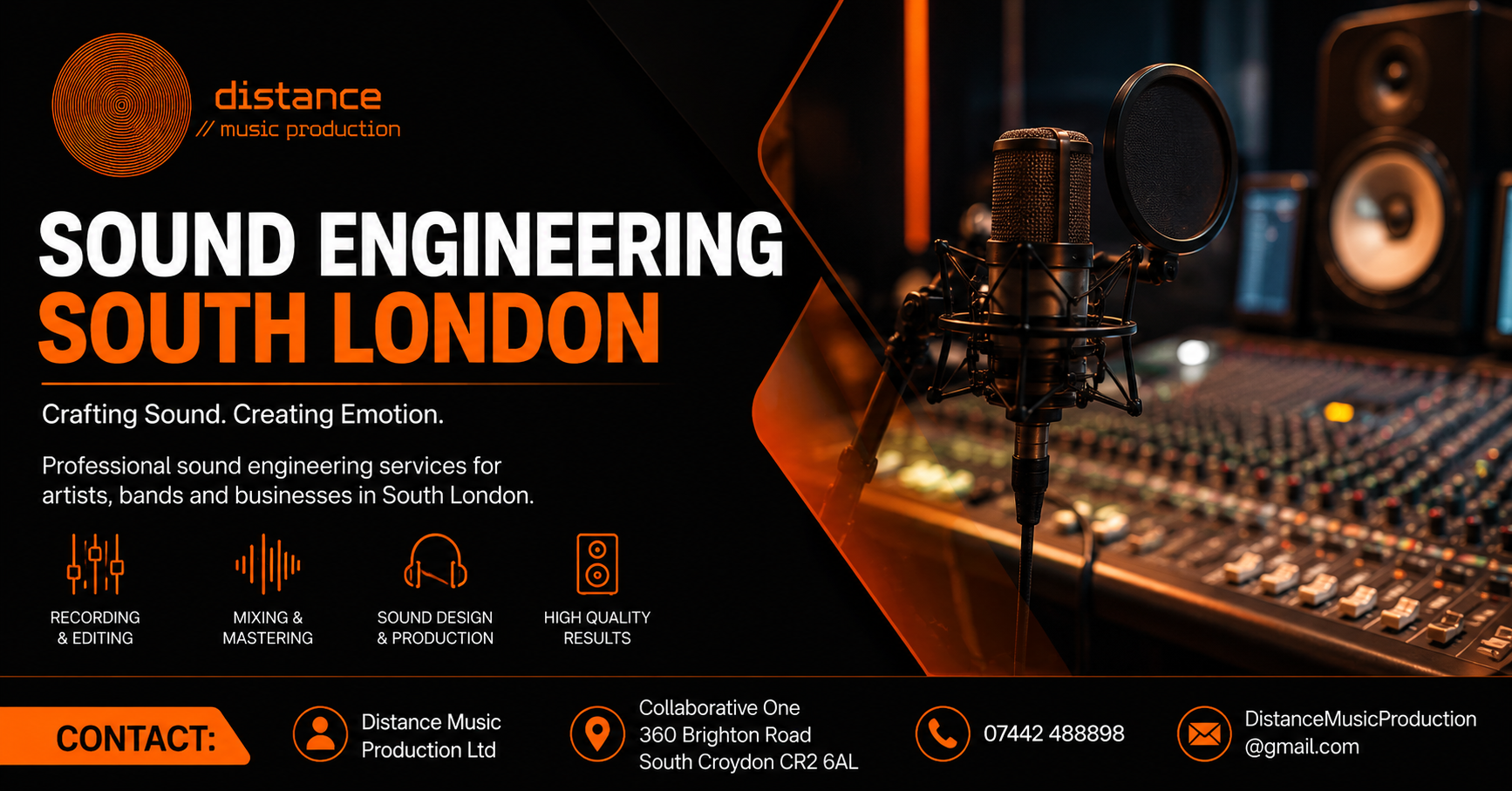 Sound engineering South London